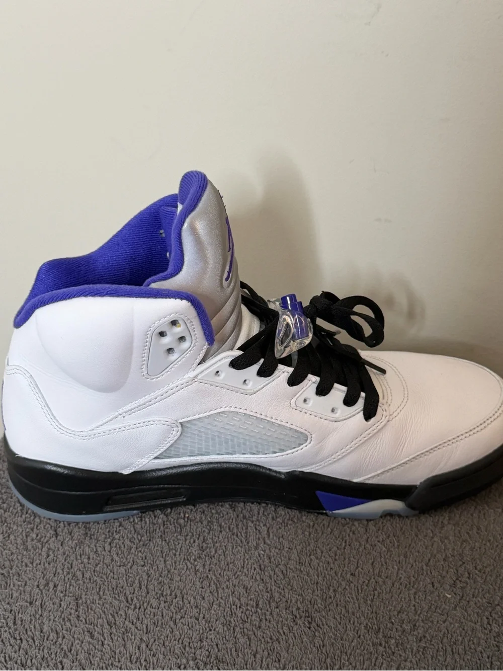 Air Jordan 5 Retro “Concord” White/Purple- Men’s size 11